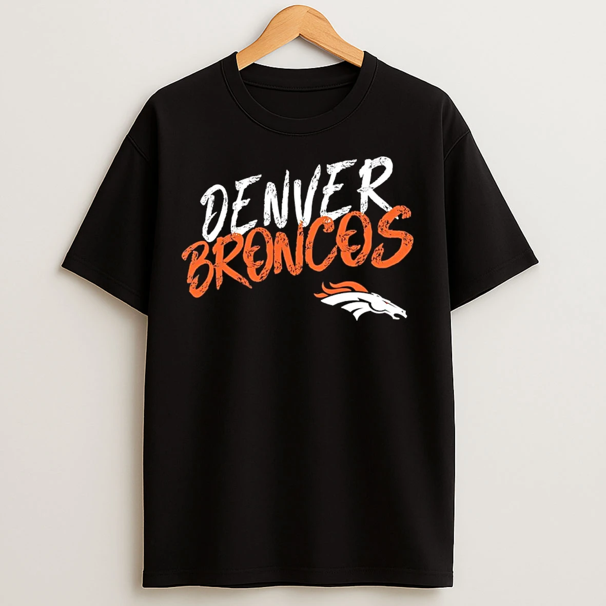 Classic Denver Broncos Hustle 2026 Logo T Shirts