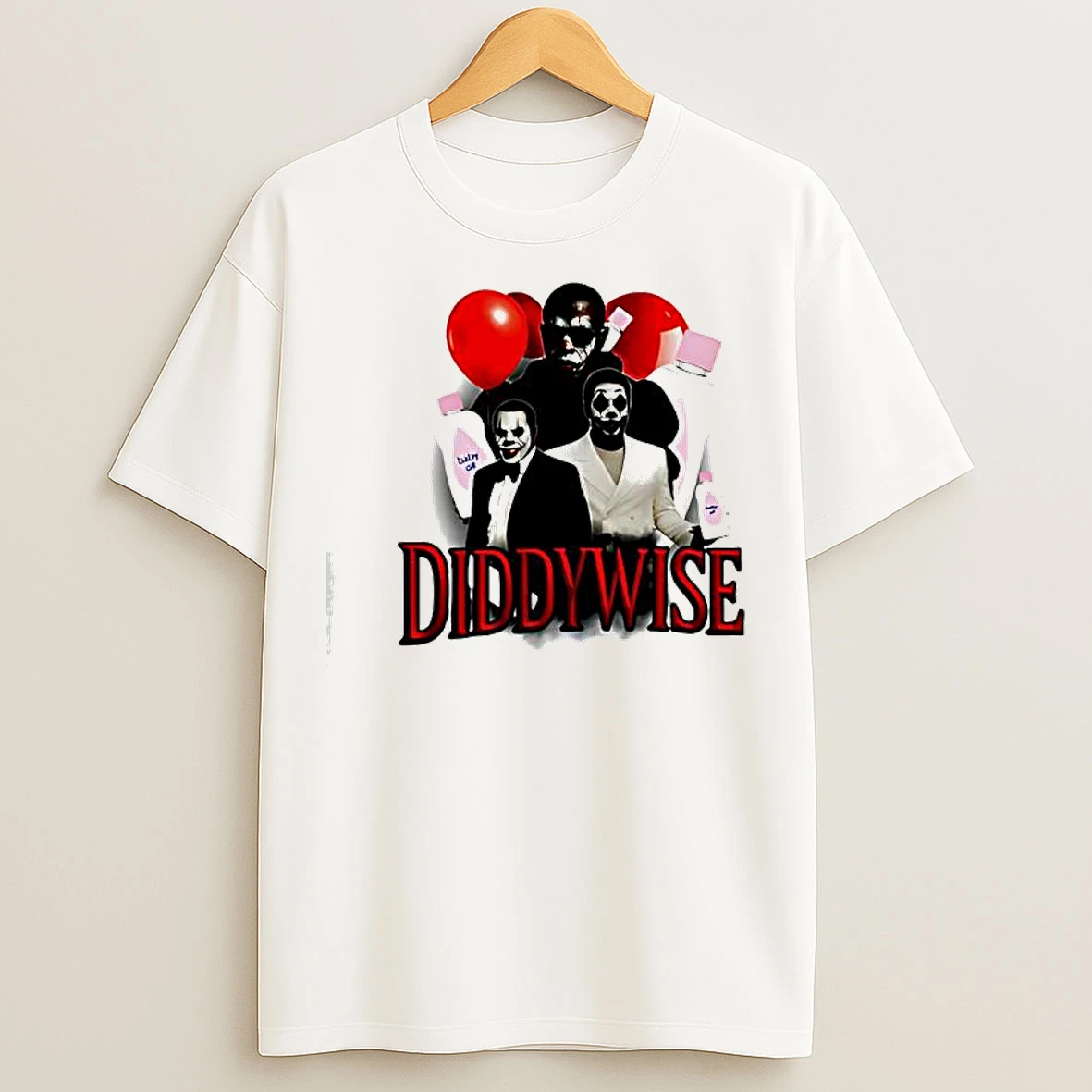 Classic Diddywise Baby Oil Clown Graphic T Shirts