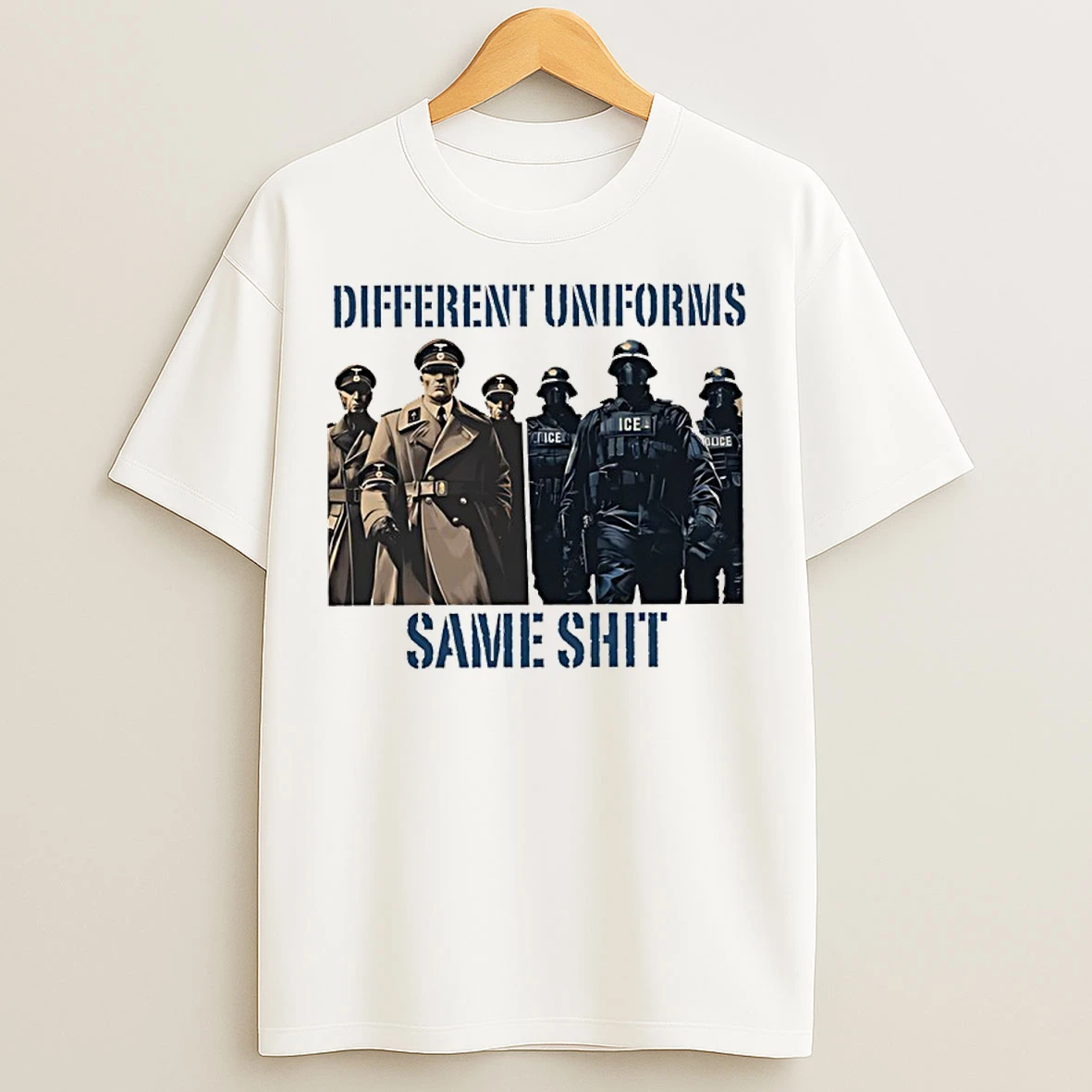 Classic Different Uniforms Same Shit Abolish Ice T Shirts