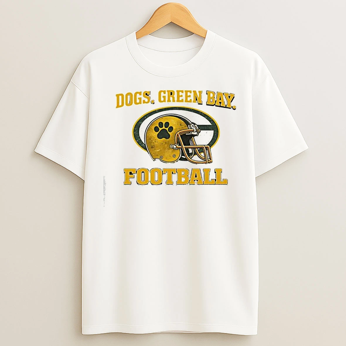 Classic Dogs Green Bay Football Green Bay Packers Logo T Shirts