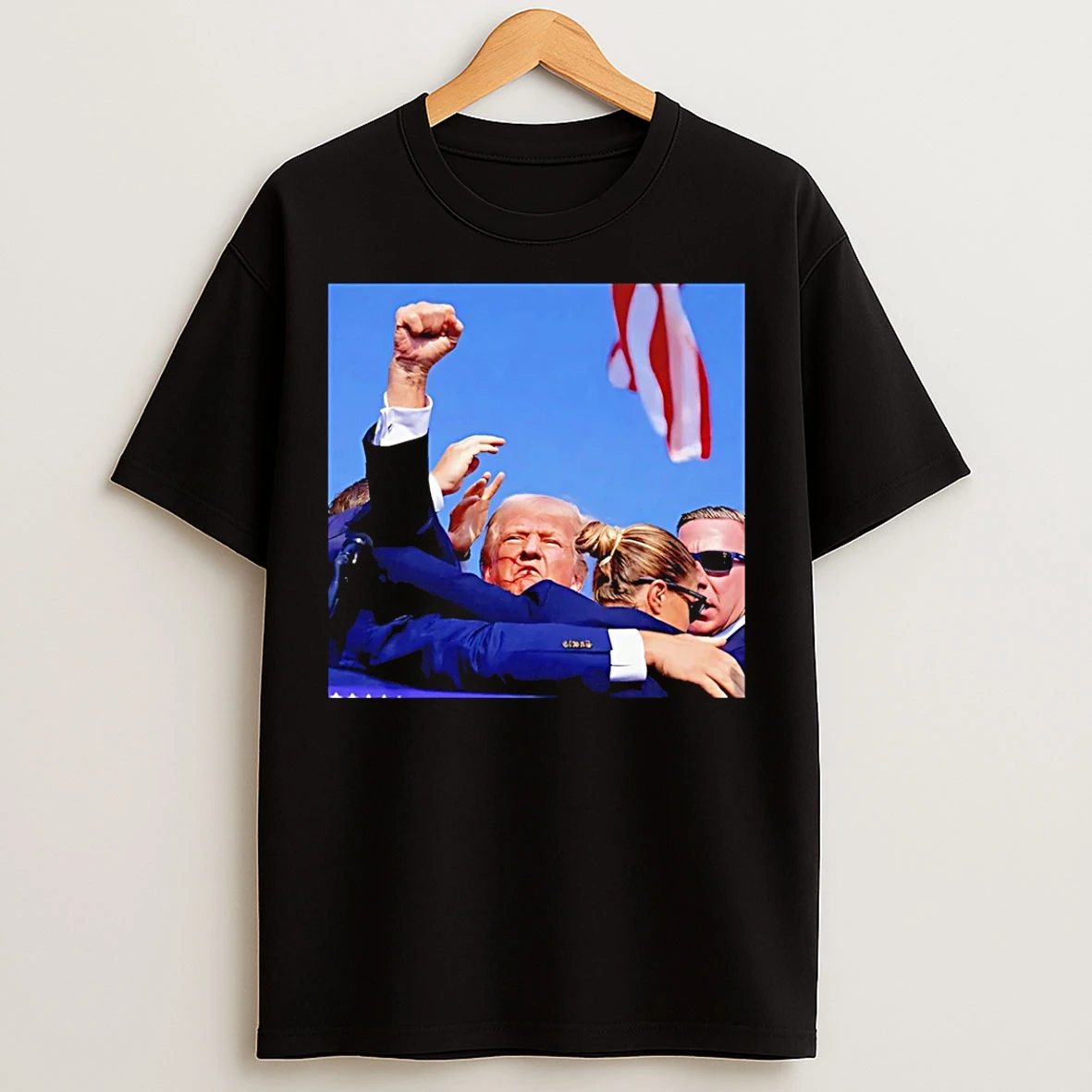 Classic Donald Trump Fight Fight Fight Graphic T Shirts