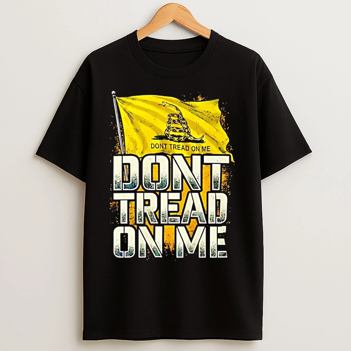 Classic Dont Tread On Me Wavy Gadsden Flag T Shirts