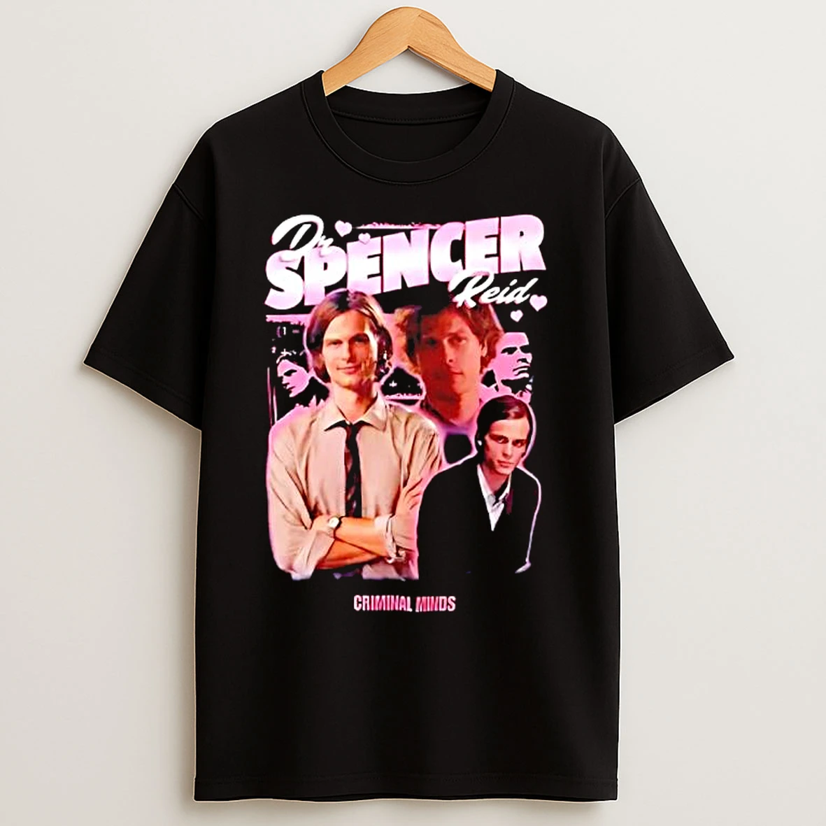 Classic Dr Spencer Reid Heart Criminal Minds T Shirts