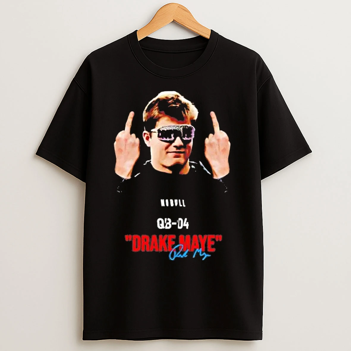Classic Drake Maye Middle Finger Fucking The Bird T Shirts