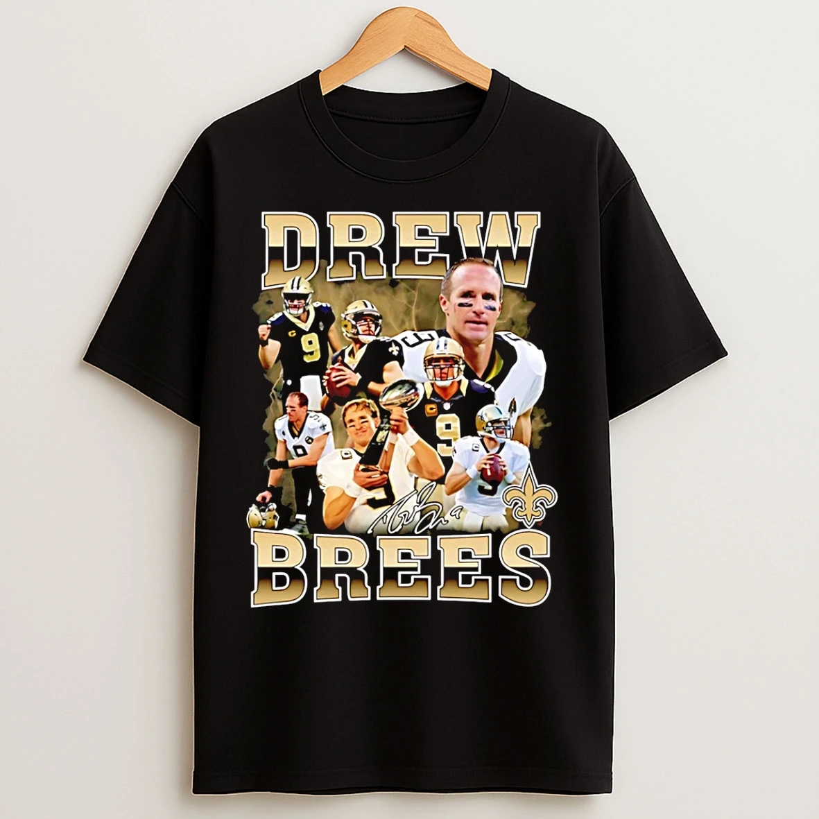 Classic Drew Brees New Orleans Saints Vintage 90s 2026 T Shirts