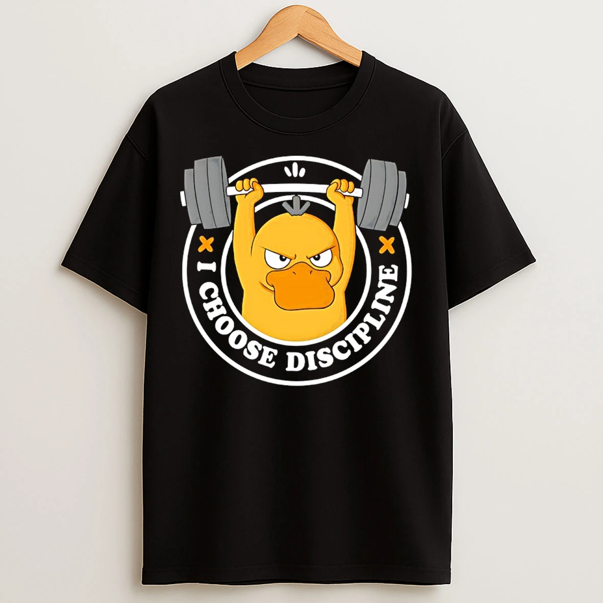 Classic Duck Gym I Choose Discipline T Shirts