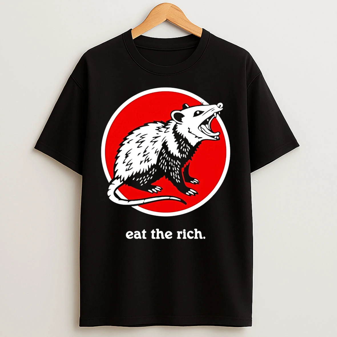 Classic Eat The Rich Rat T Shirts