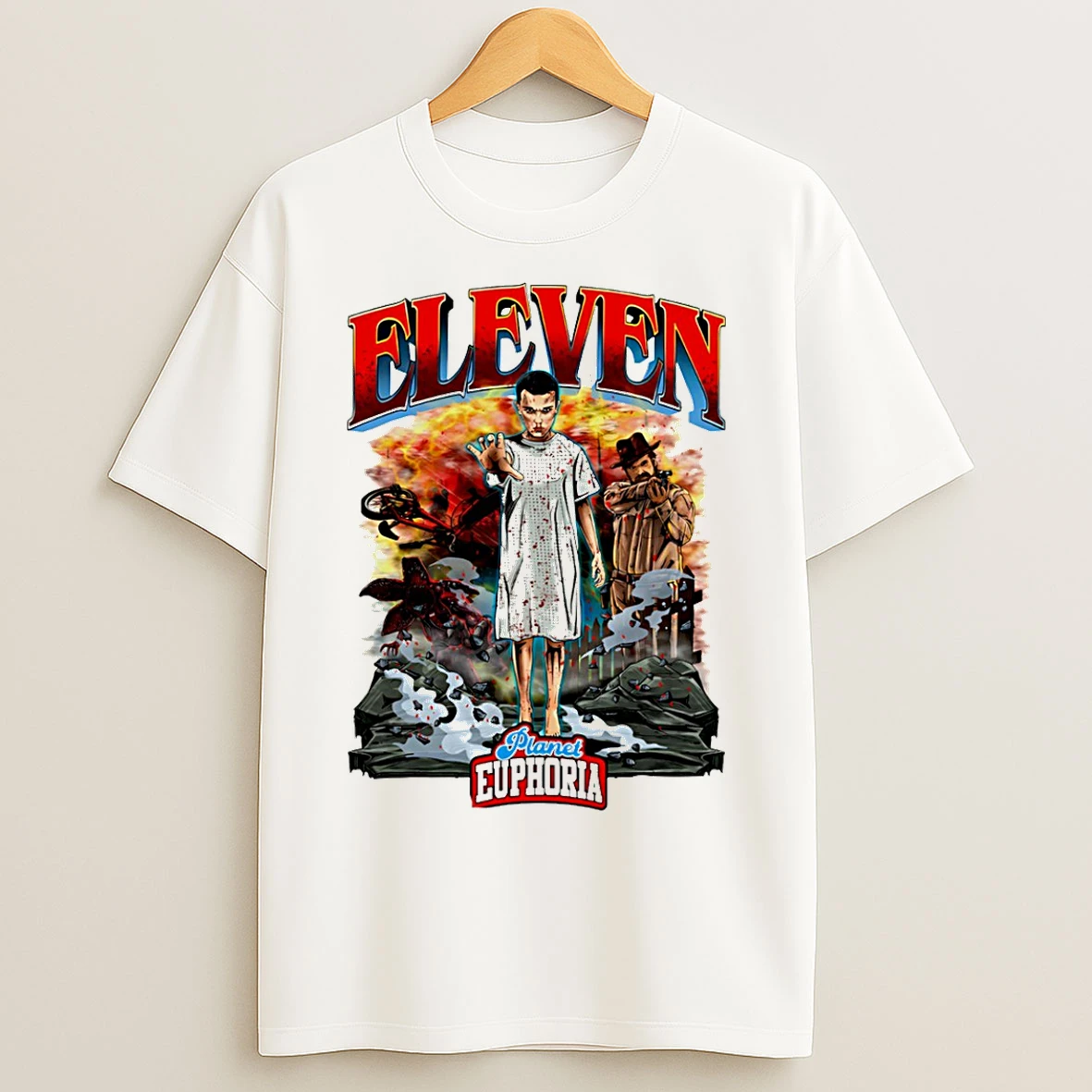 Classic Eleven Stranger Things Hand Drawn T Shirts