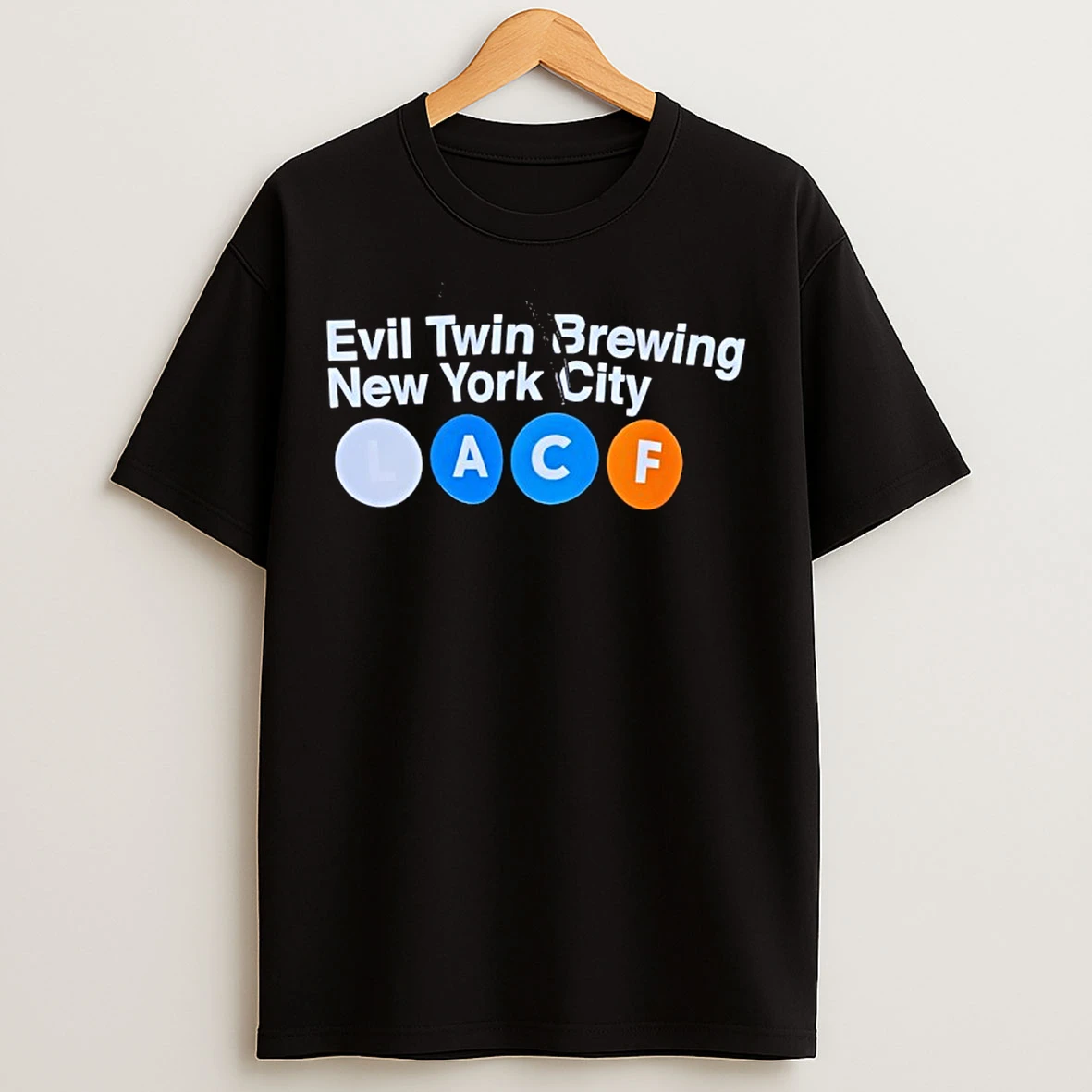 Classic Evil Twin Brewing New York City T Shirts