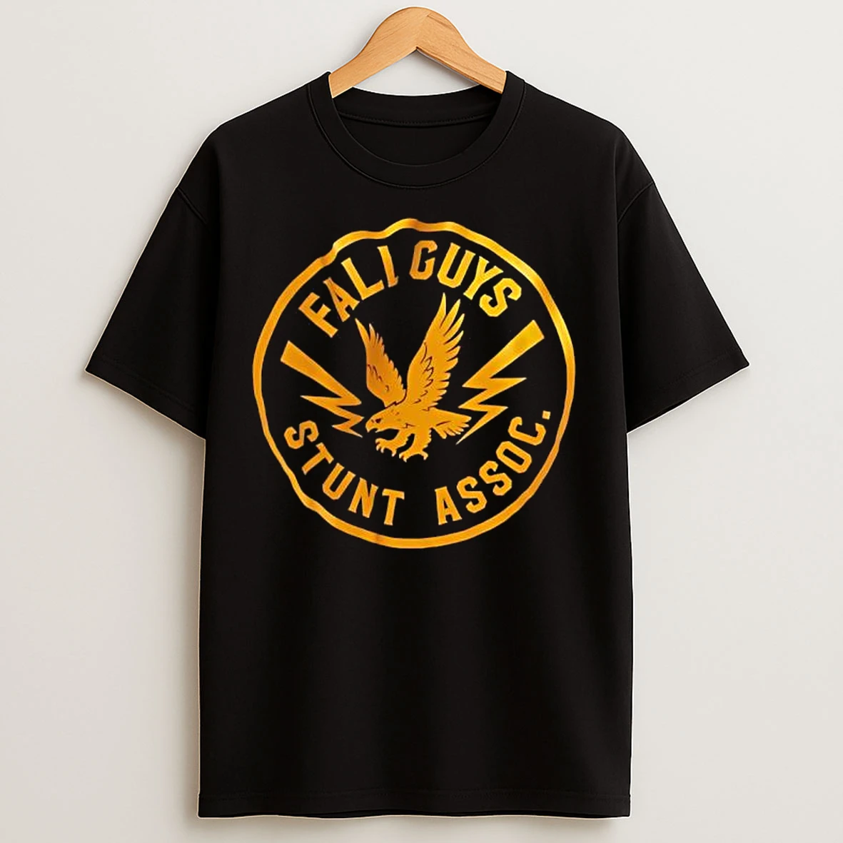 Classic Fall Guy Stunt Association Logo T Shirts
