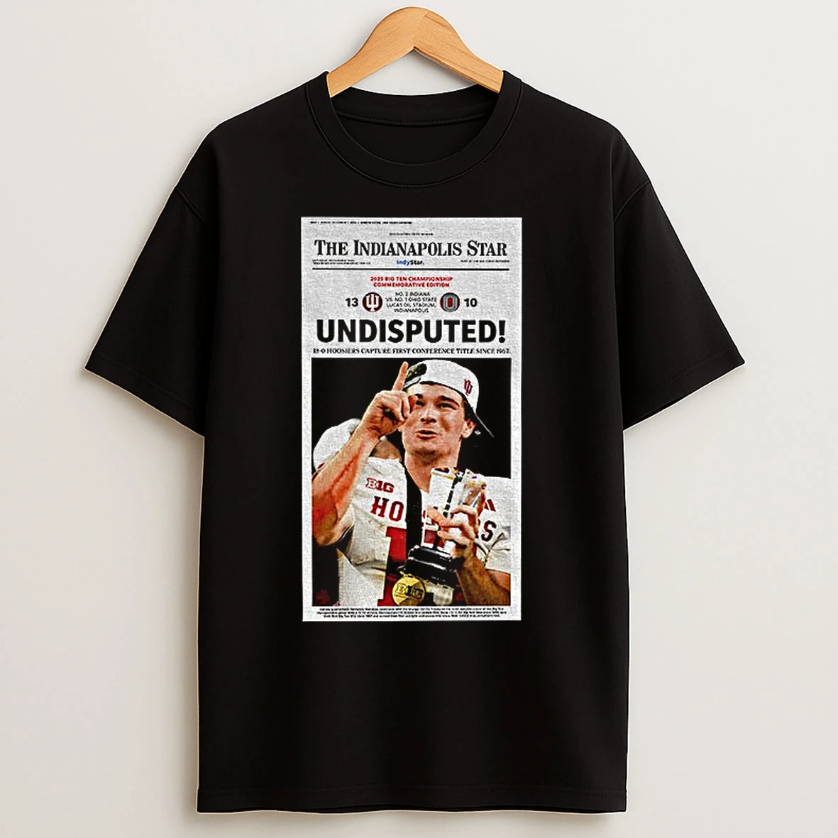 Classic Fernando Mendoza Heisman Trophy Big Ten Undisputed The Indianapolis Star T Shirts