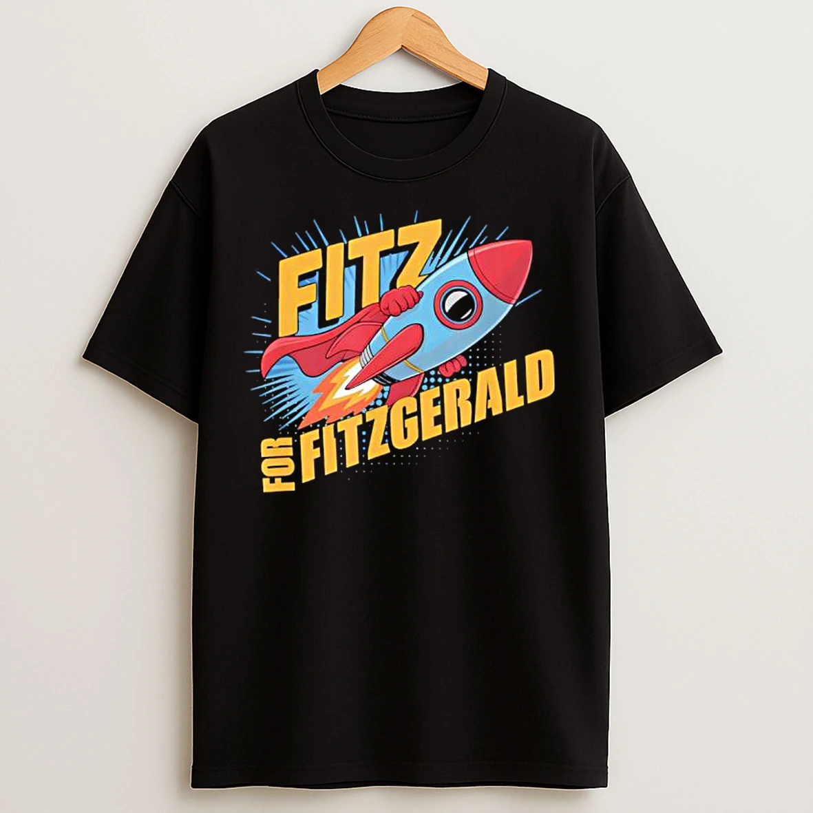 Classic Fitz For Fitzgerald Retro Rocket T Shirts