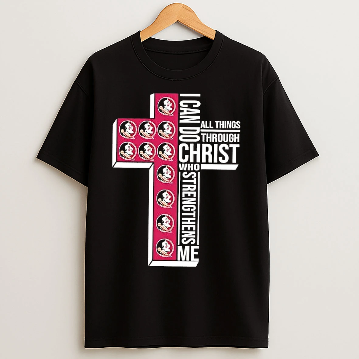 Classic Florida State Seminoles I Can Do All Things Through Christ T Shirts