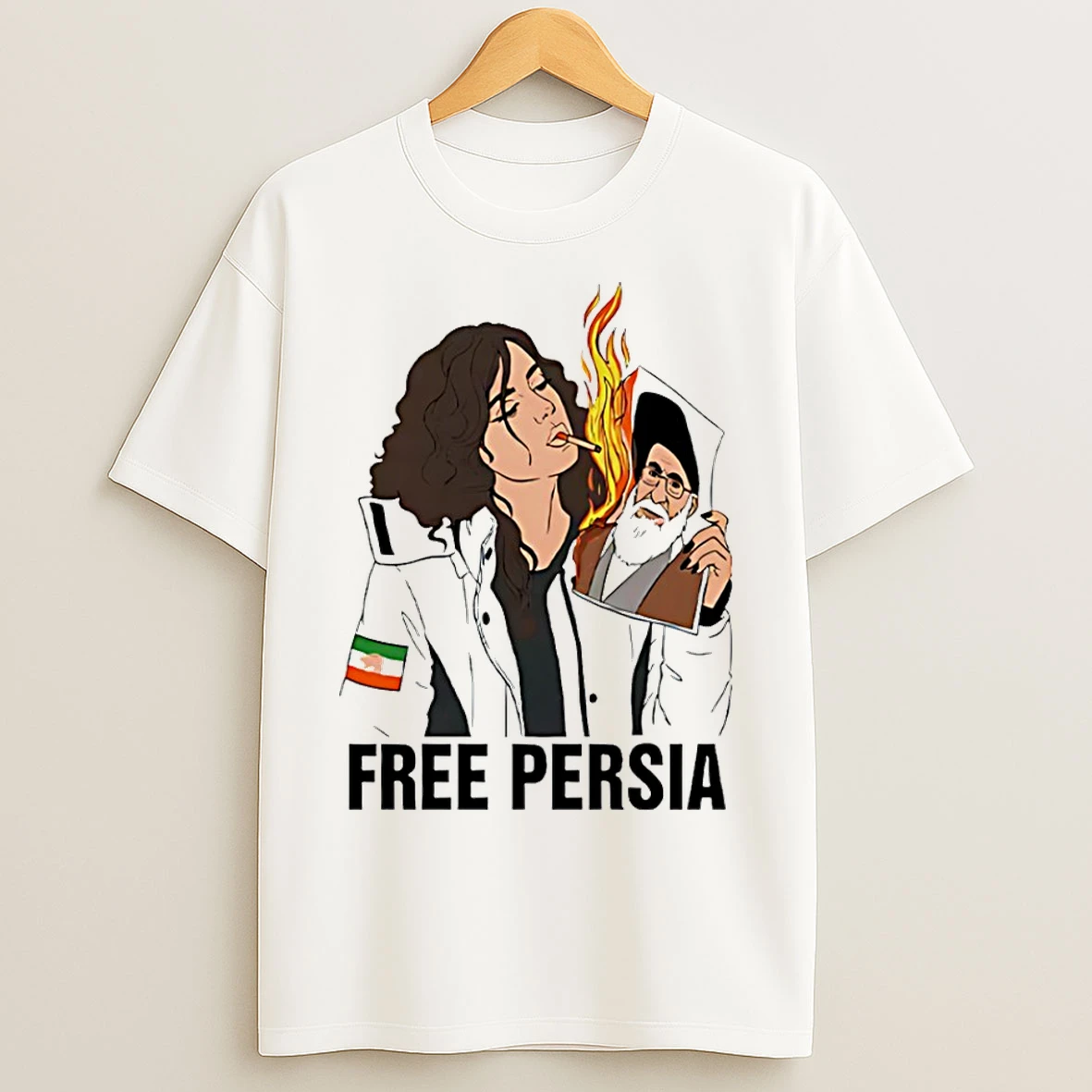 Classic Free Persia Woman Life Freedom T Shirts