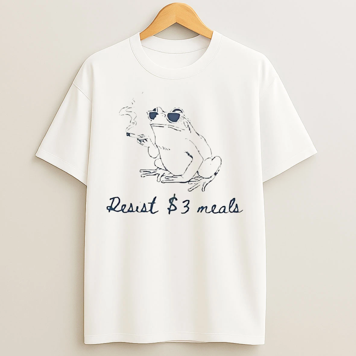Classic Frog Smoking Resist 3 Dollar Meals T Shirts