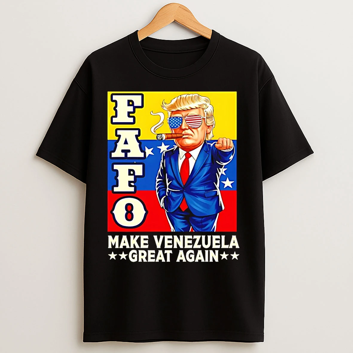 Classic Funny Fafo Trump Venezuela Great Again T Shirts