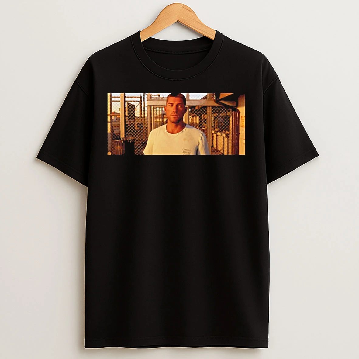 Classic Gta 6 Jason Picks Up Lucia From Prison With This Gigantic Stain On His T Shirts