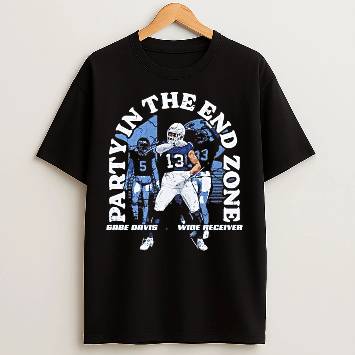 Classic Gabe Davis Party In The End Zone Buffalo Bills T Shirts
