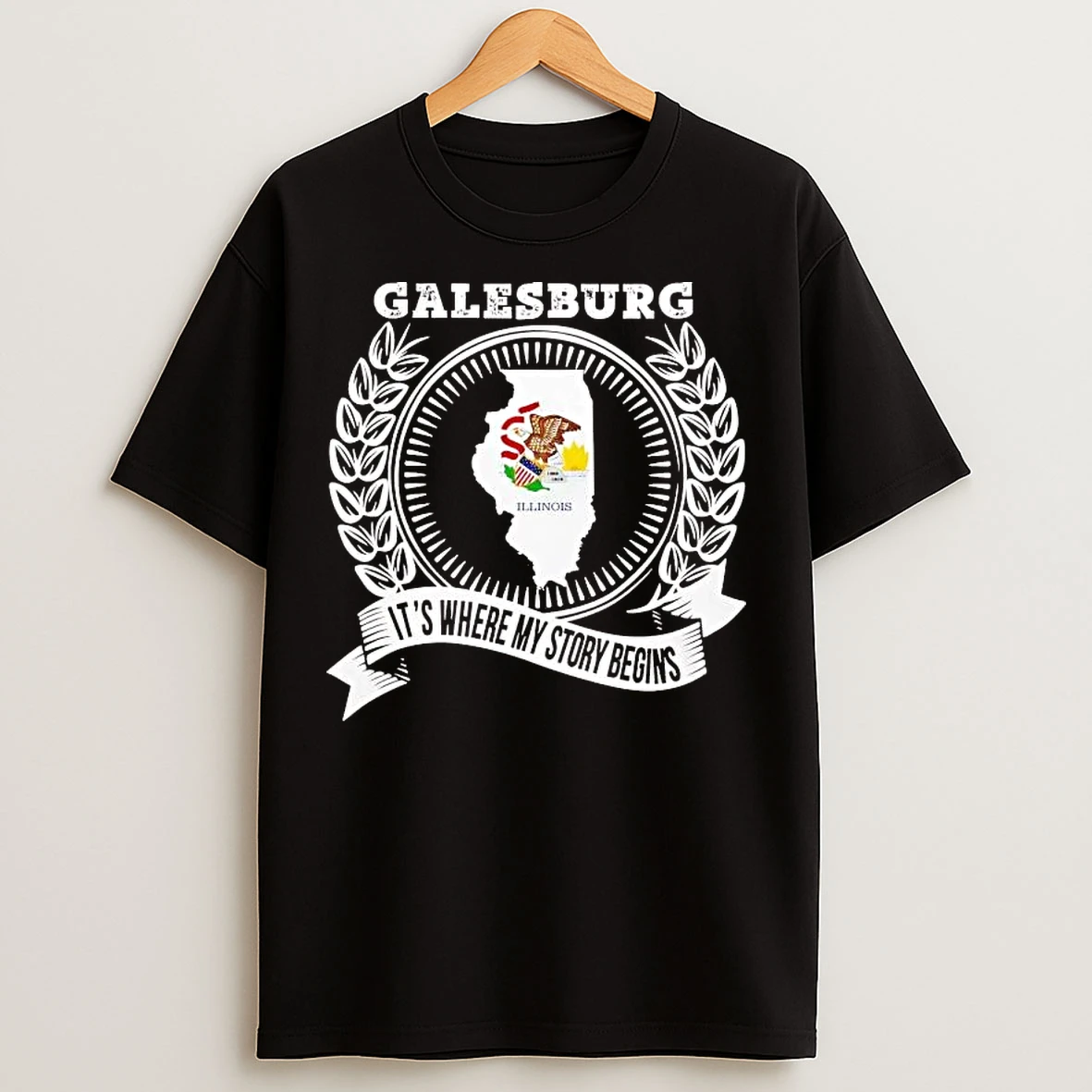 Classic Galesburg Its Where My Story Begins T Shirts