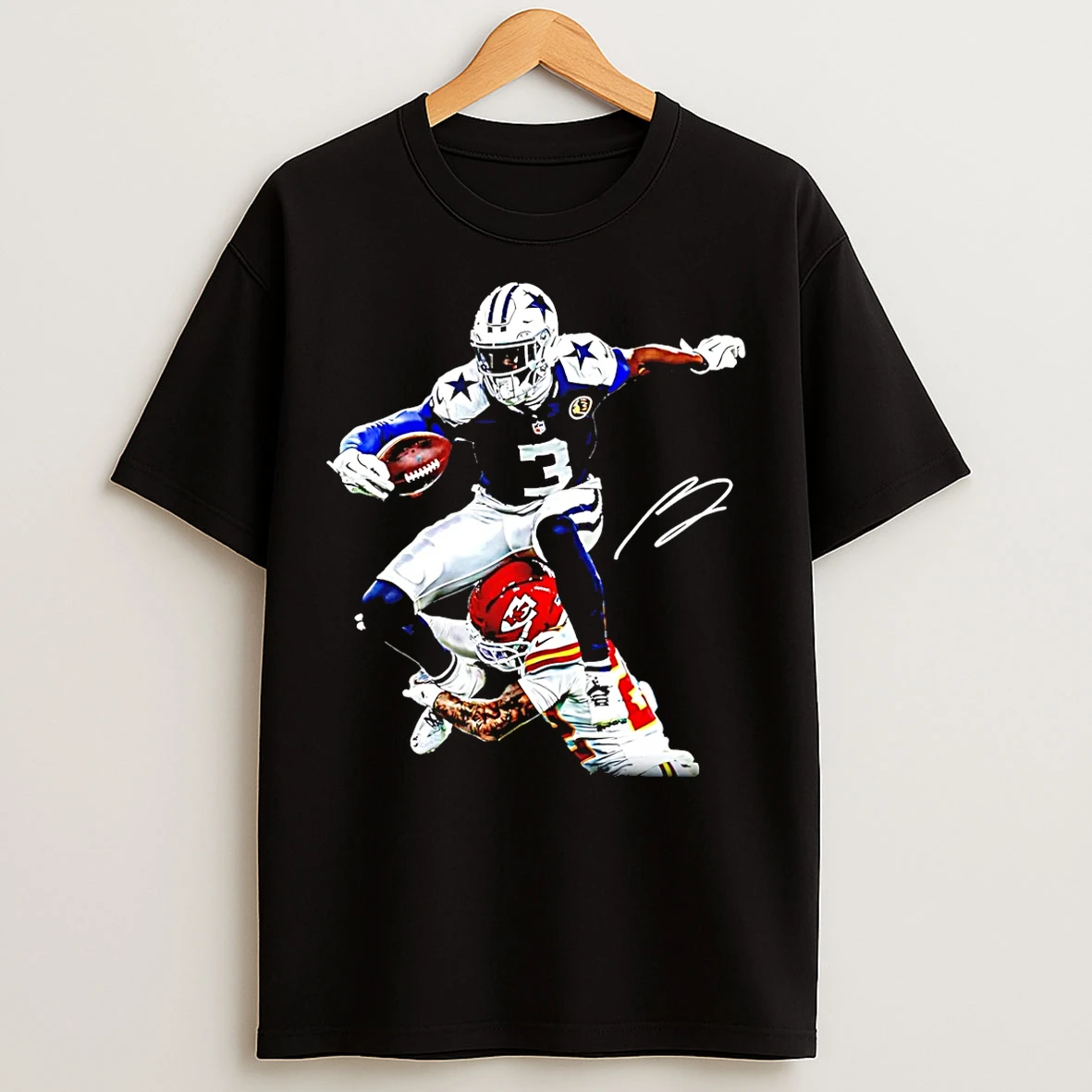 Classic George Pickens Dallas Cowboys Flight Signature T Shirts