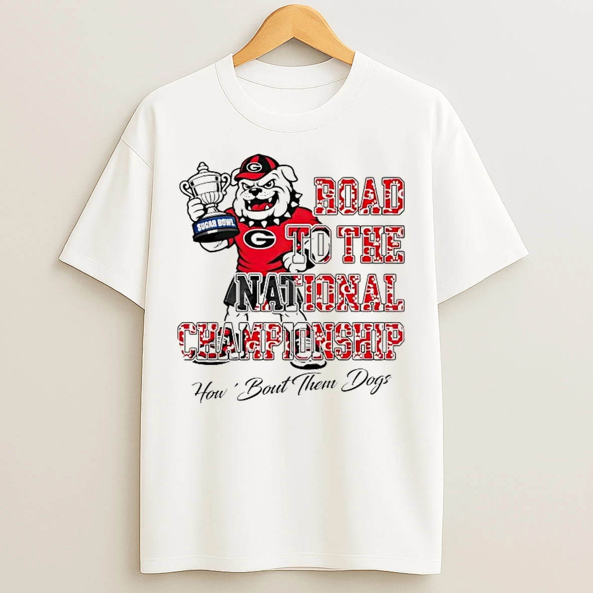 Classic Georgia Bulldogs 2026 Road To The Sugar Bowl Game Champions T Shirts