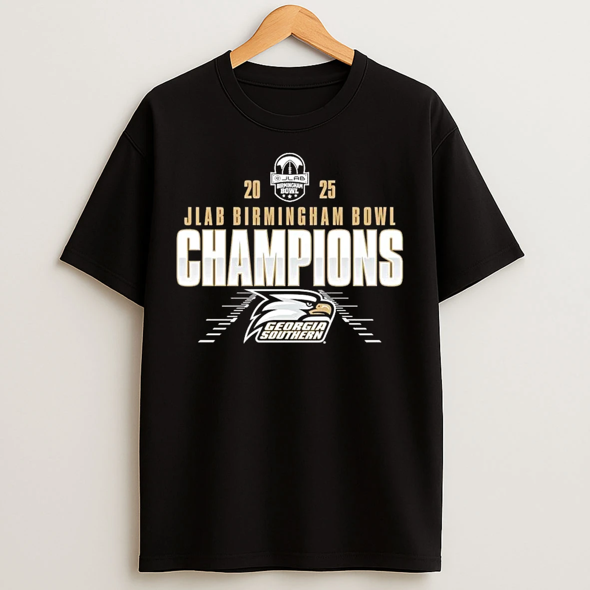 Classic Georgia Southern 2025 Birmingham Bowl Champions T Shirts