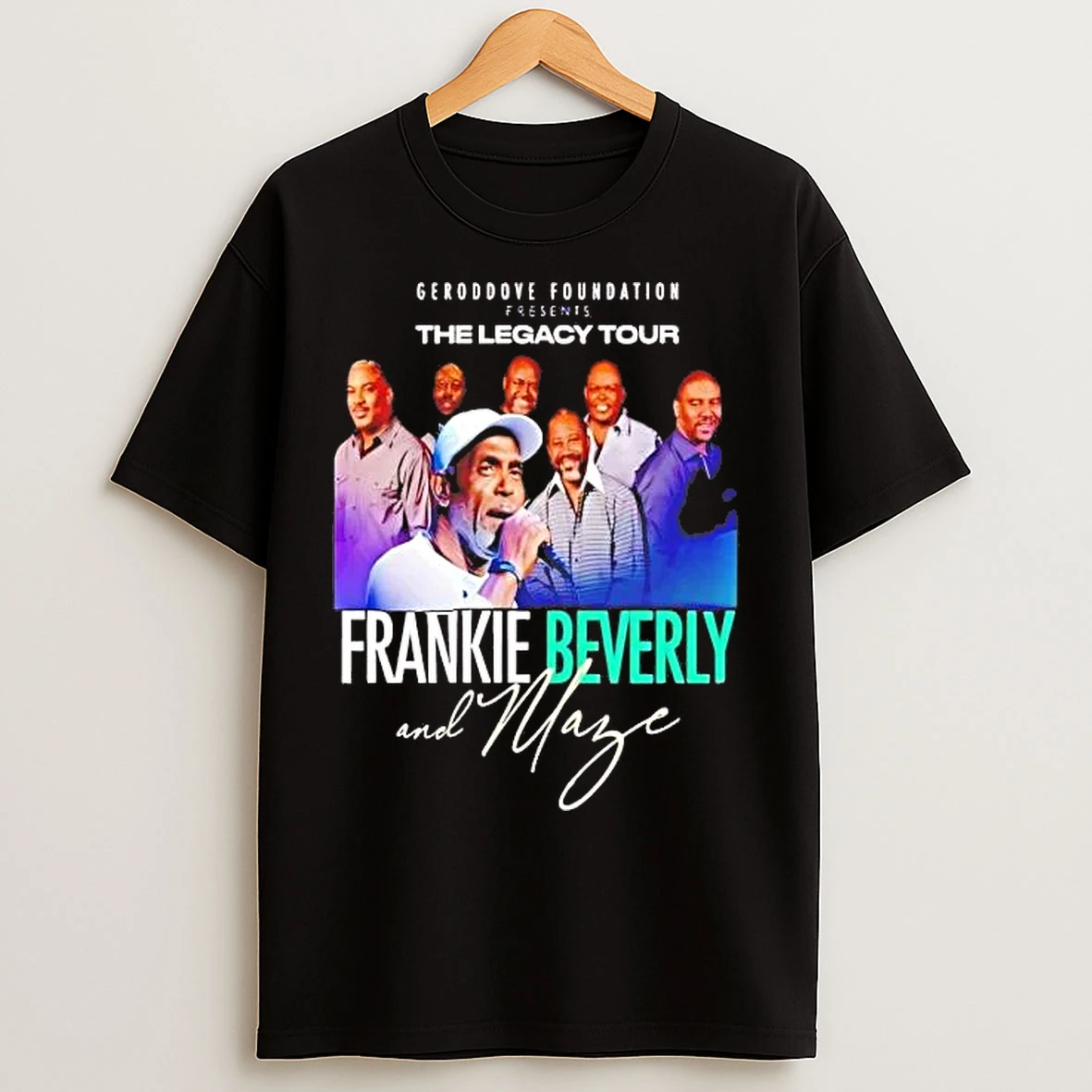 Classic Geroddove Foundation Presents The Legacy Tour Frankie Beverly T Shirts