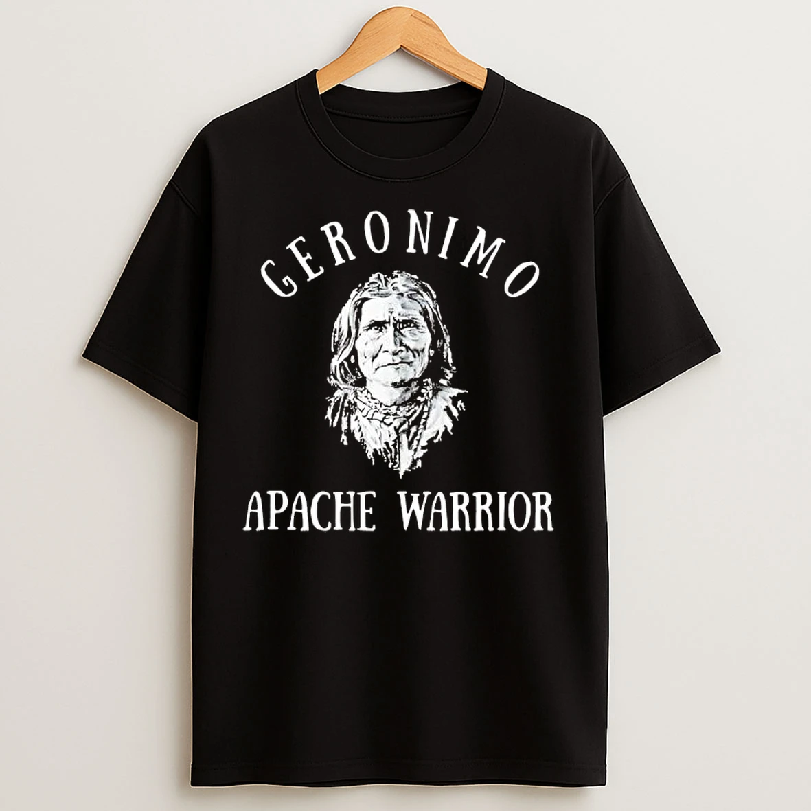 Classic Geronimo Apache Warrior Indian Native American T Shirts