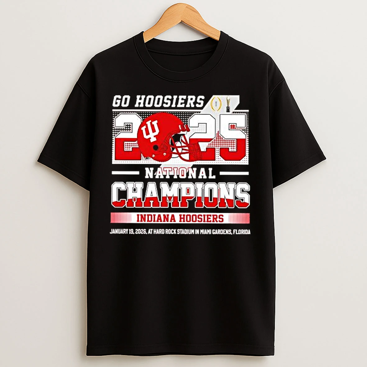 Classic Go Hoosiers 2025 National Champions Indiana Hoosiers T Shirts