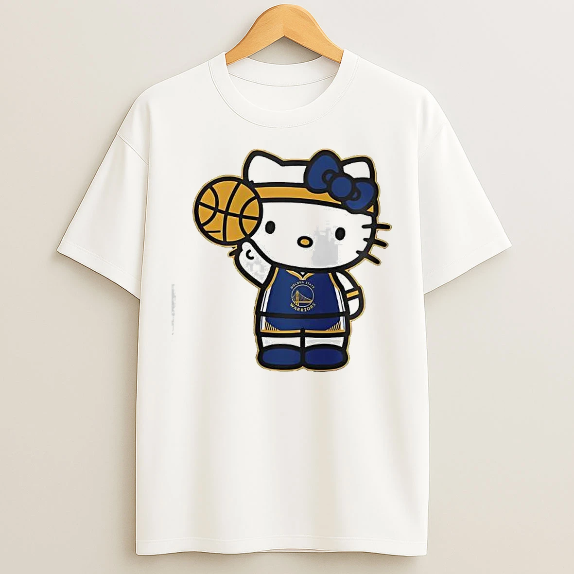 Classic Golden State Warriors X Hello Kitty Player Graphic T Shirts