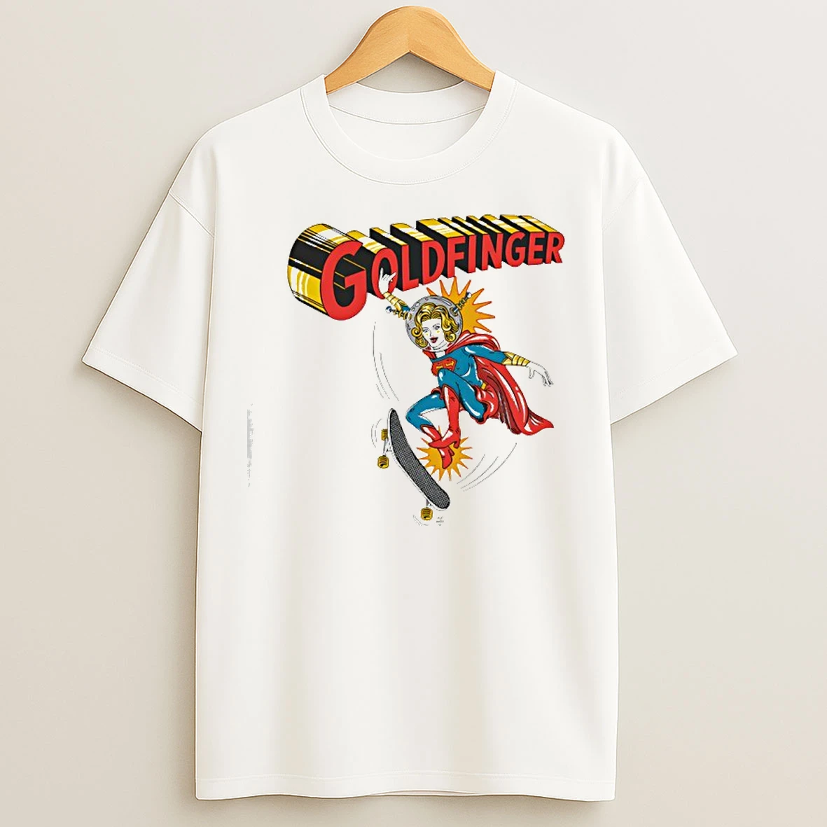 Classic Goldfinger Superwoman T Shirts