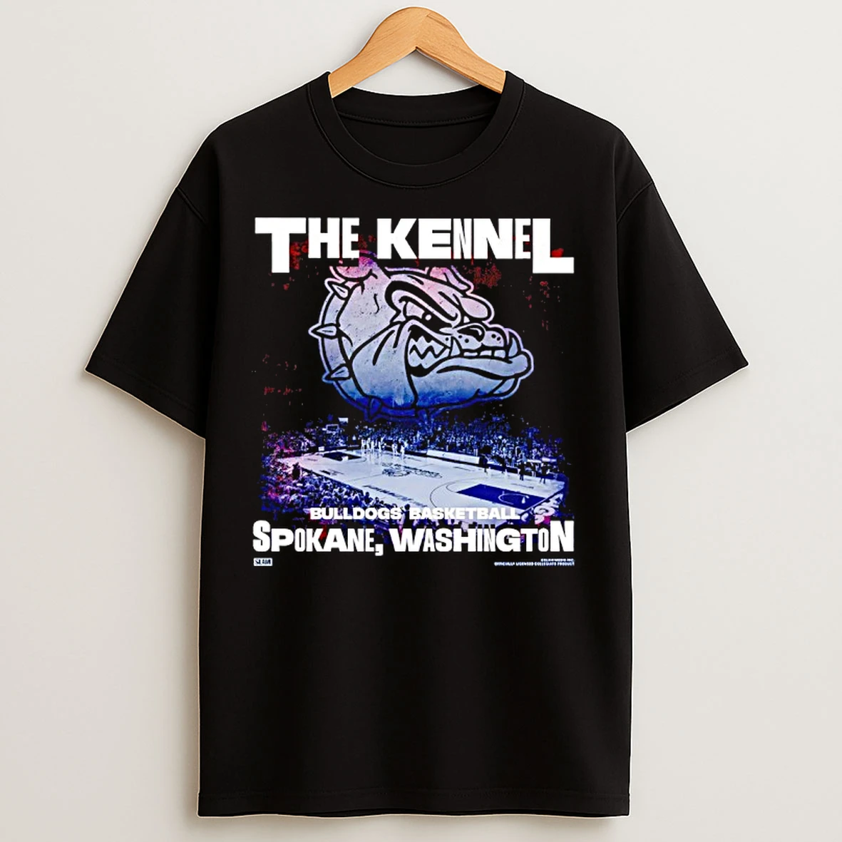 Classic Gonzaga Bulldogs Basketball The Kennel Spokane Washington T Shirts
