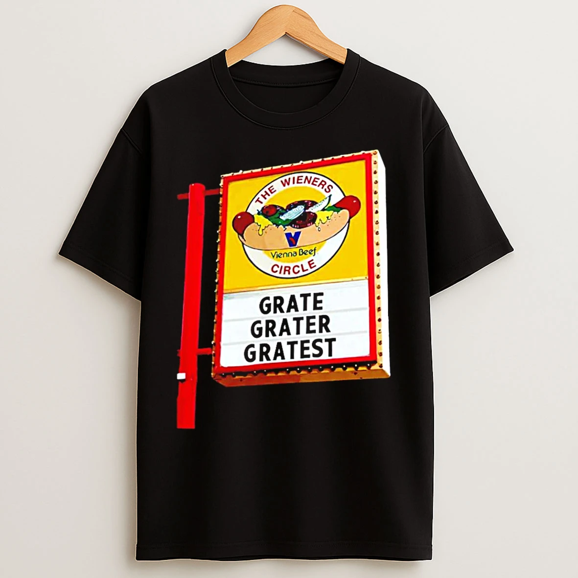 Classic Grate Grater Gratest Chicago Bears The Wieners Circle T Shirts