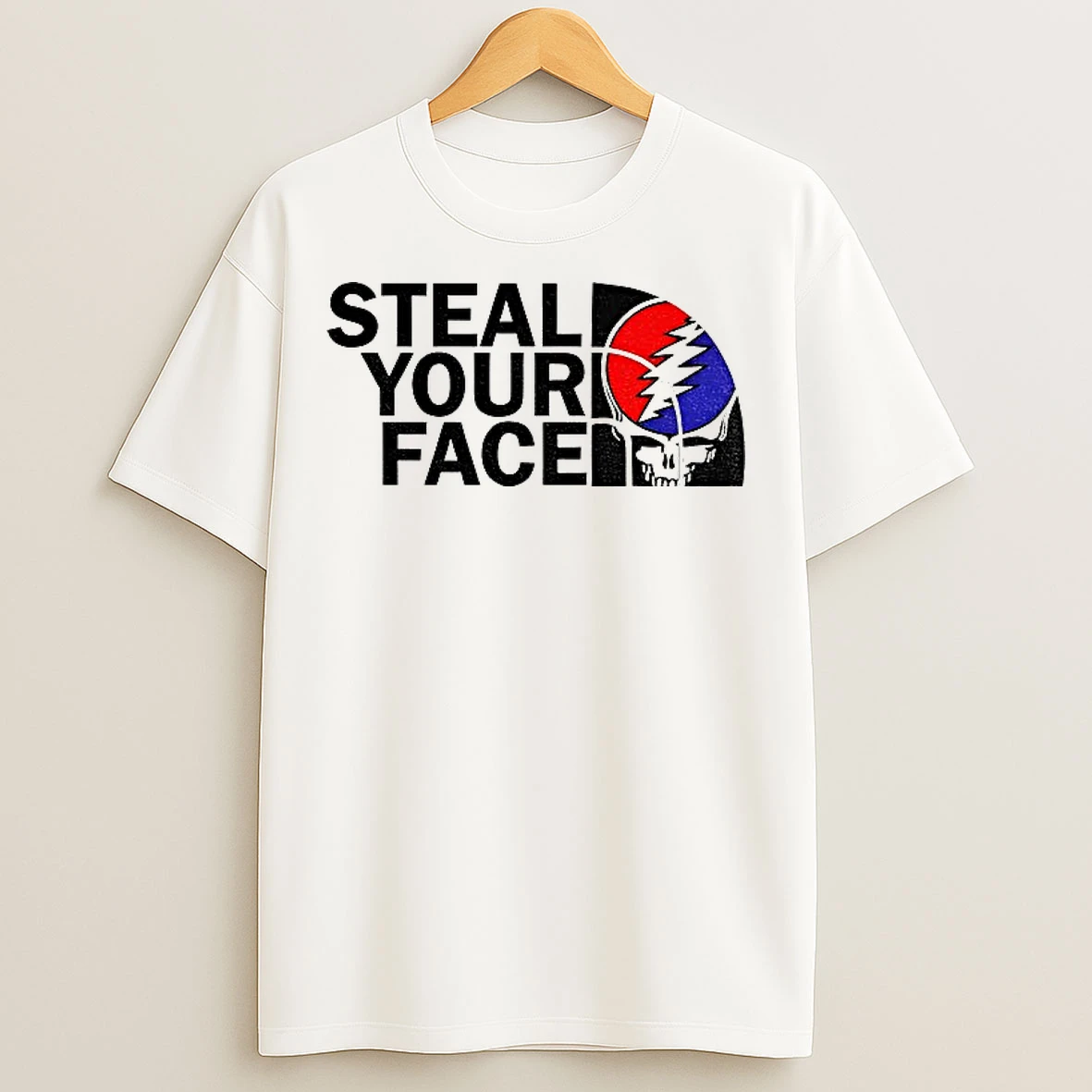 Classic Grateful Dead Inspired Steal Your Face T Shirts