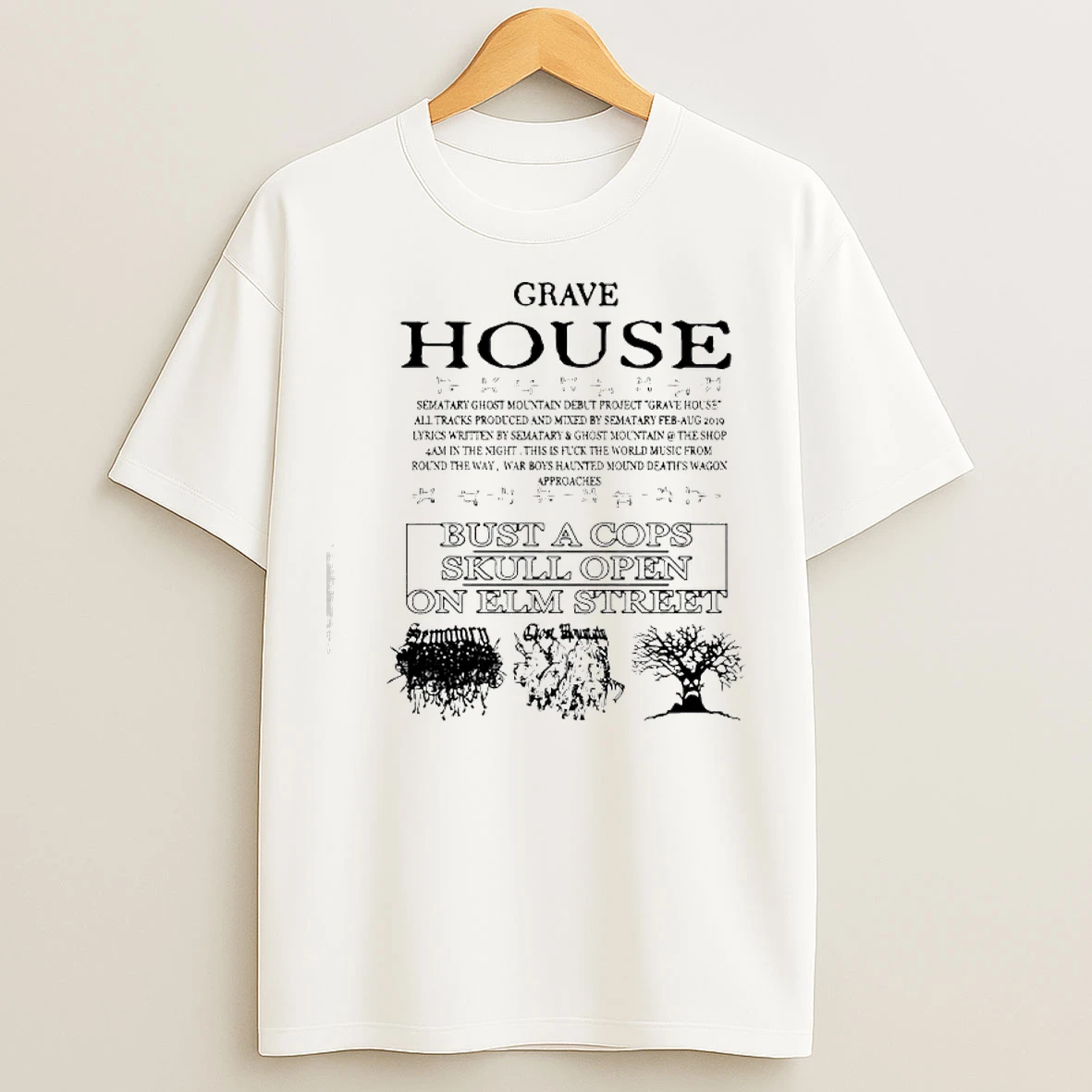 Classic Grave House Haunted Mound Mixtape T Shirts