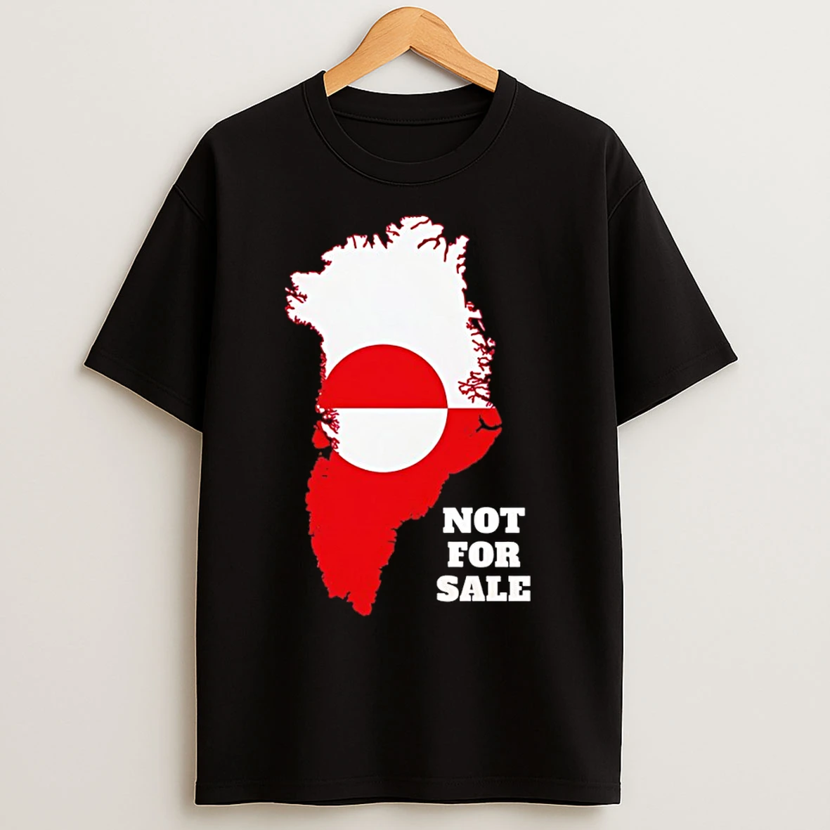 Classic Greenland Not For Sale Political Protest Graphic T Shirts