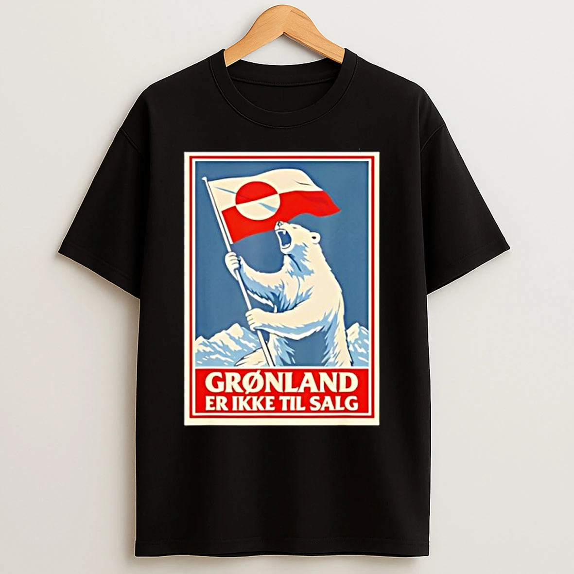 Classic Greenland Is Not For Sale Bear Flag T Shirts