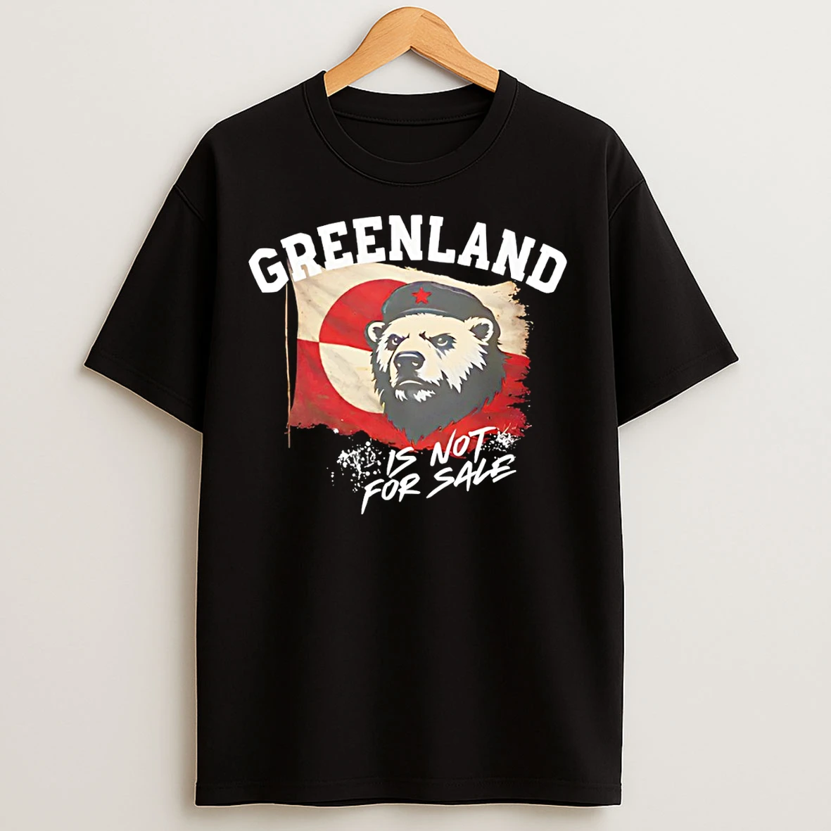 Classic Greenland Is Not For Sale Icebear Flag T Shirts