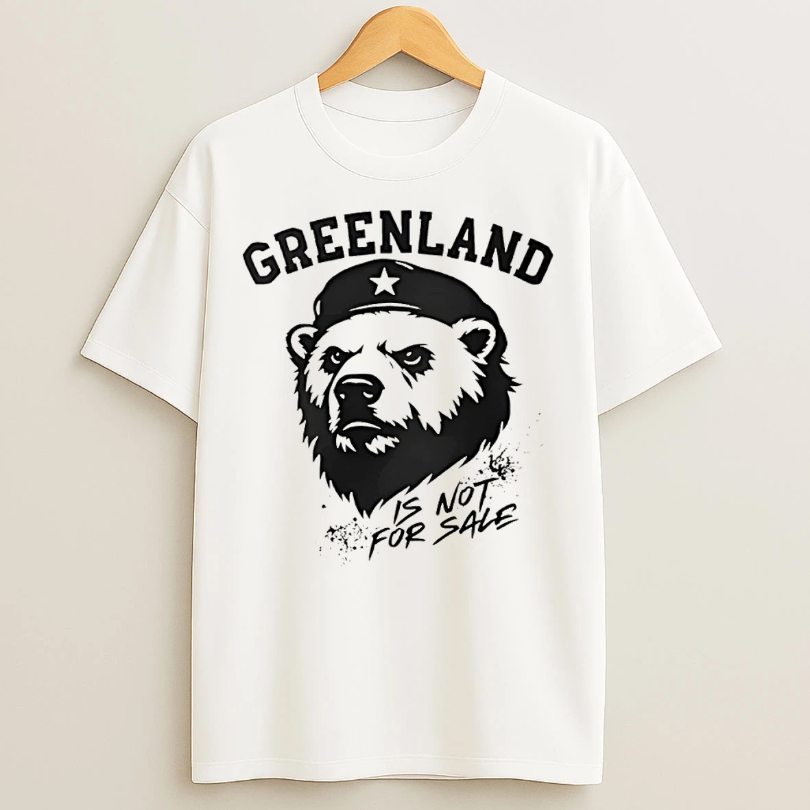 Classic Greenland Is Not For Sale White Bear Political T Shirts