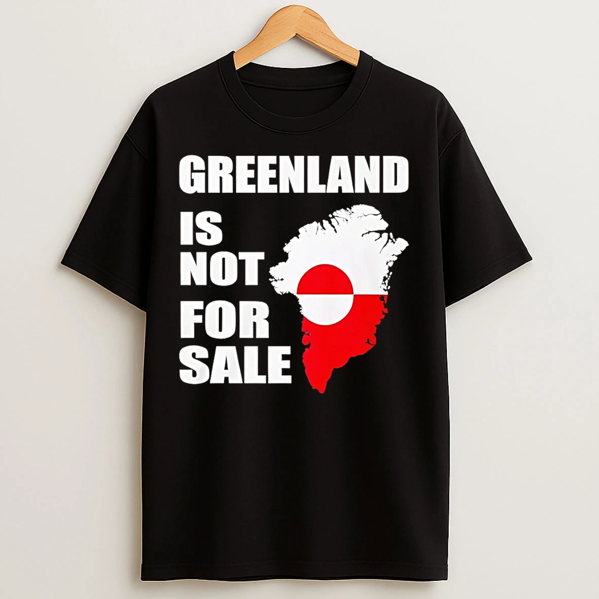 Classic Greenland Is Not For Sale Map Flags T Shirts