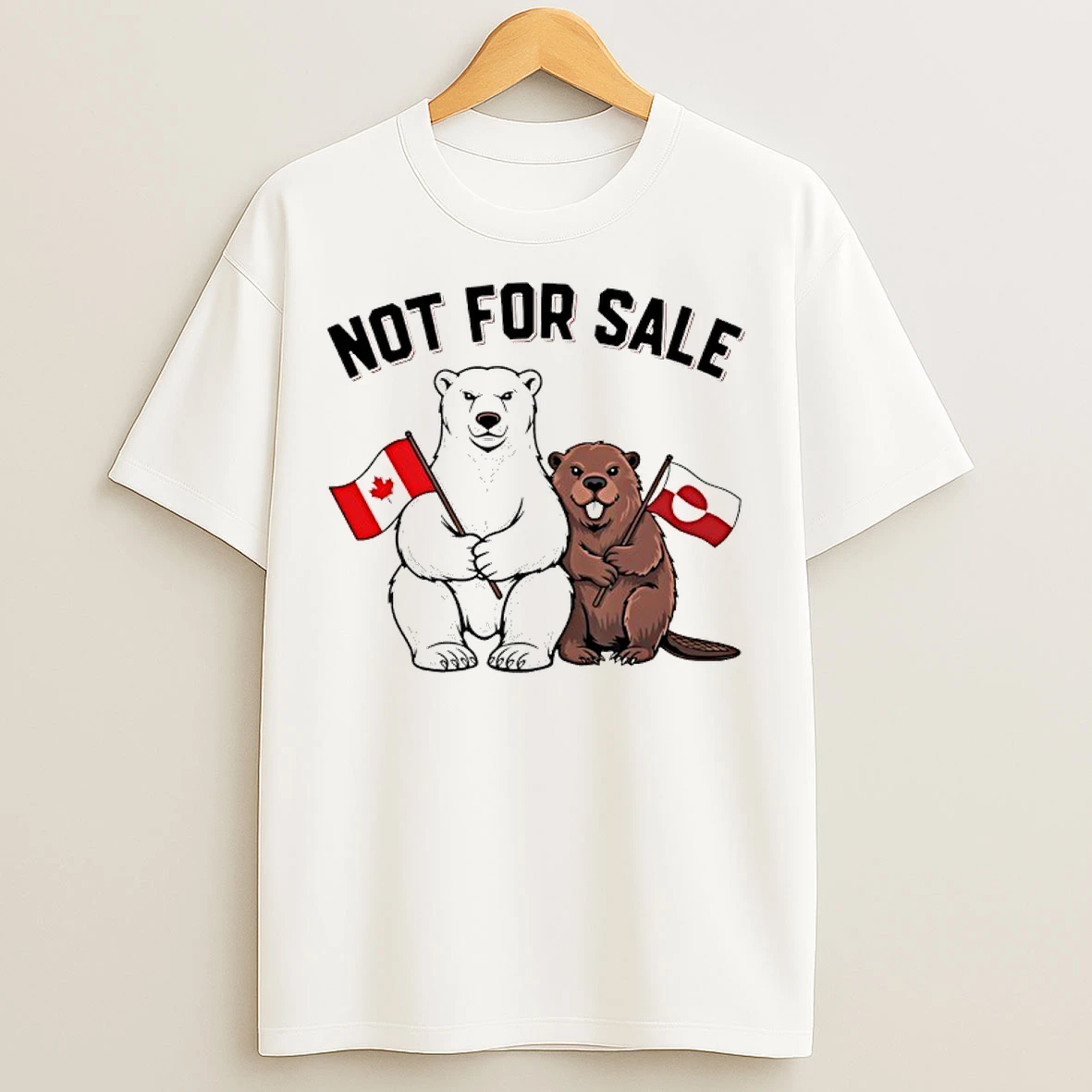 Classic Greenland Is Not For Sale Bear And Beaver T Shirts