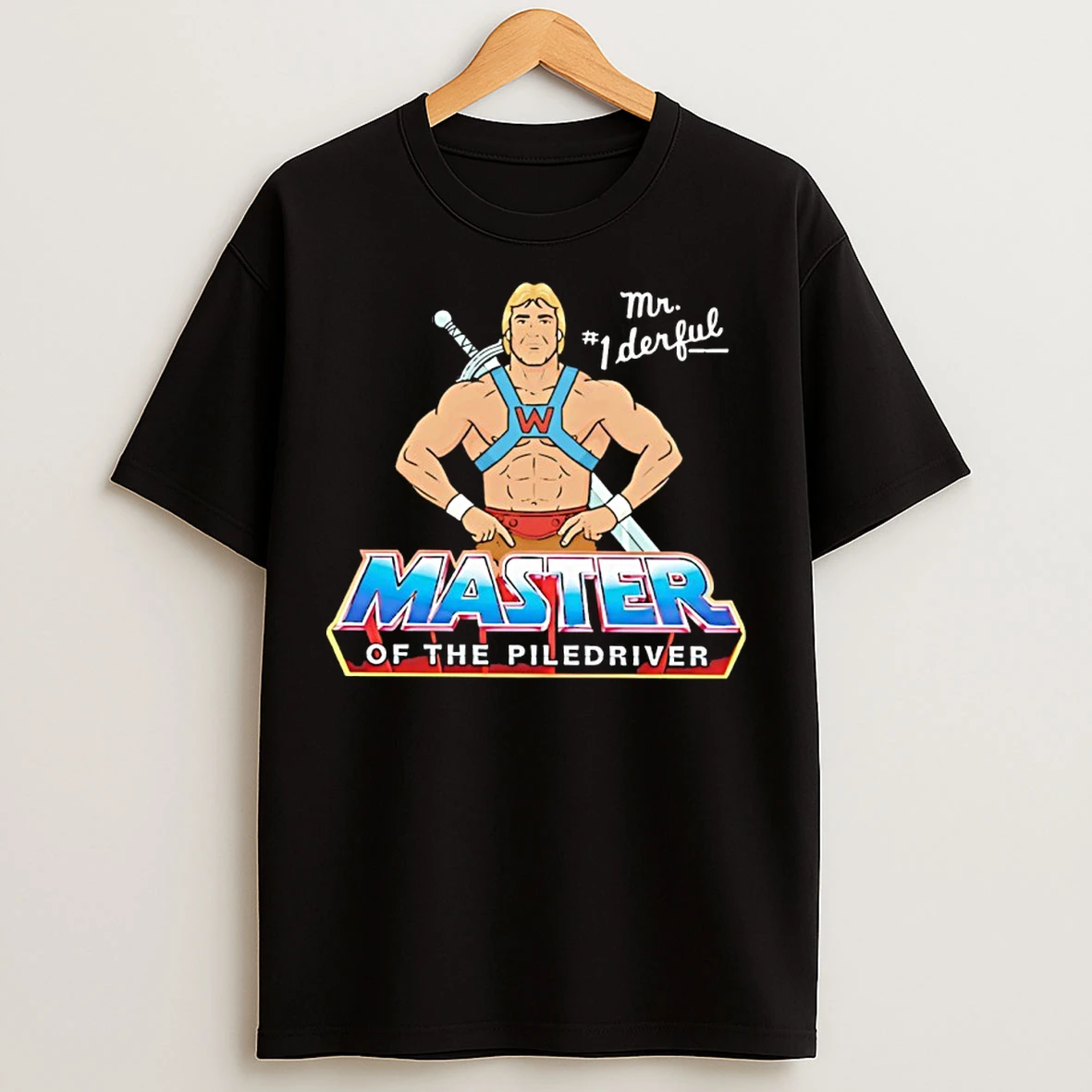 Classic He Man Master Of The Piledriver Cartoon T Shirts