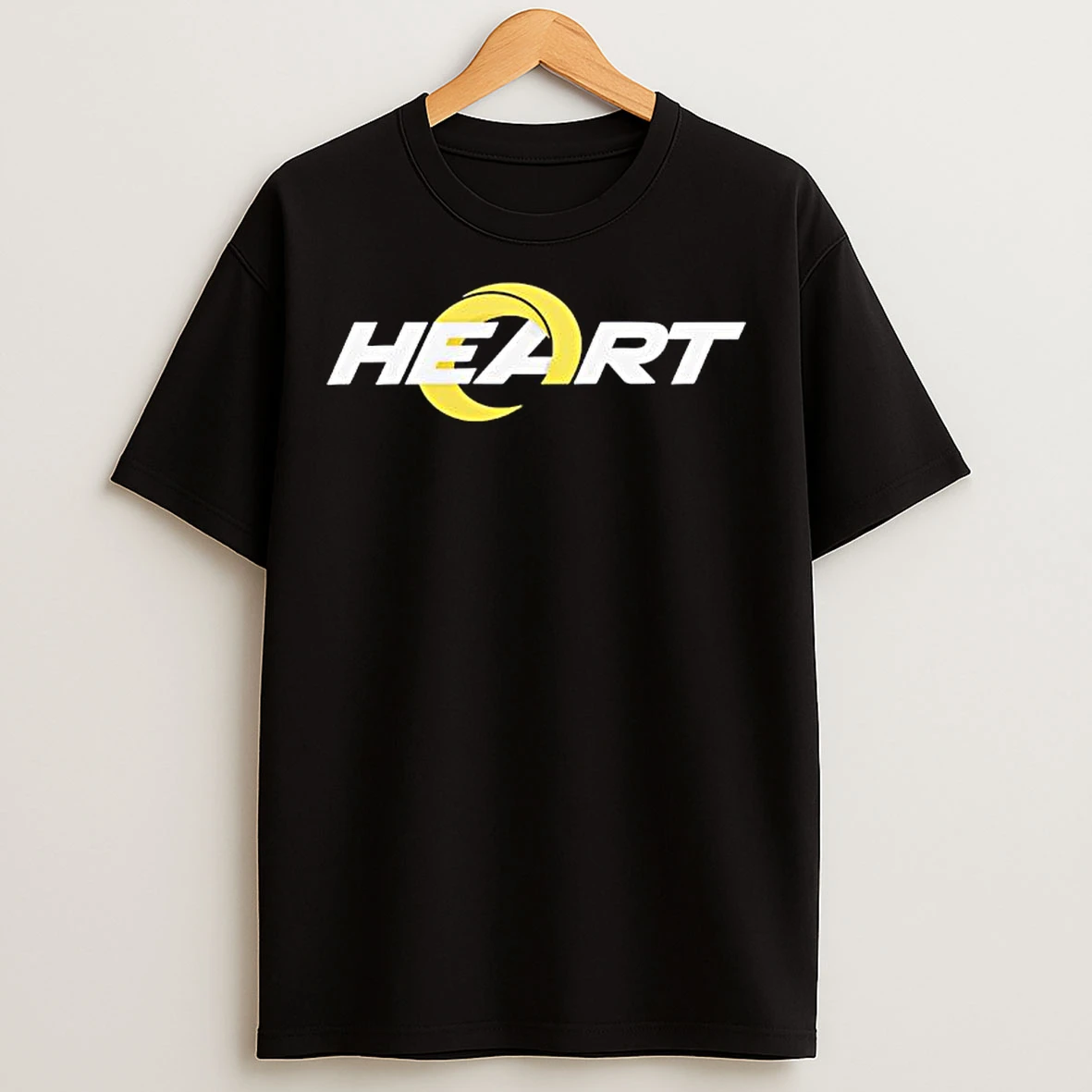 Classic Heart Los Angeles Rams Graphic T Shirts
