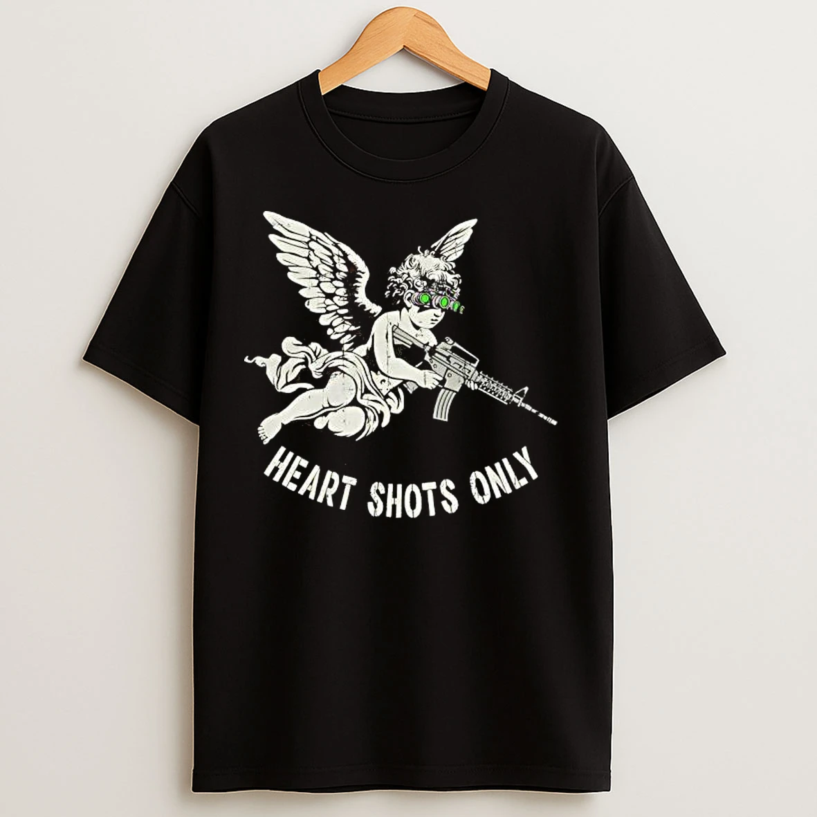Classic Heart Shots Only Graphic T Shirts