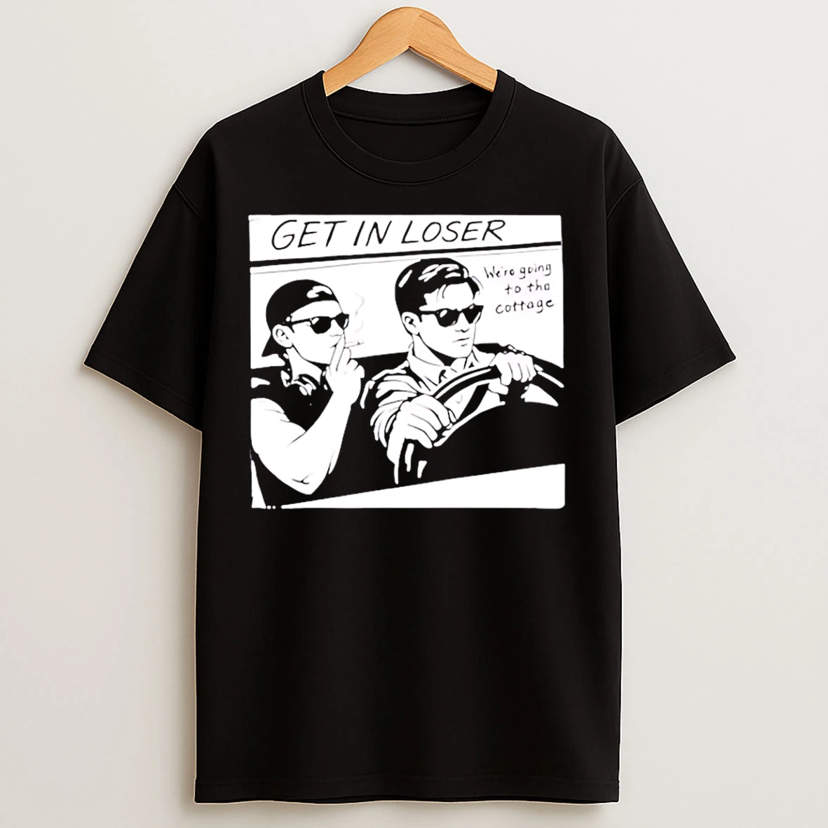 Classic Heated Rivalry Get In Loser Were Going To The Cottage Comic T Shirts