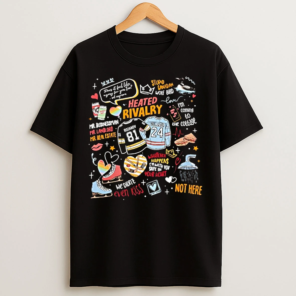 Classic Heated Rivalry Mr Businessman We Didnt Even Kiss T Shirts