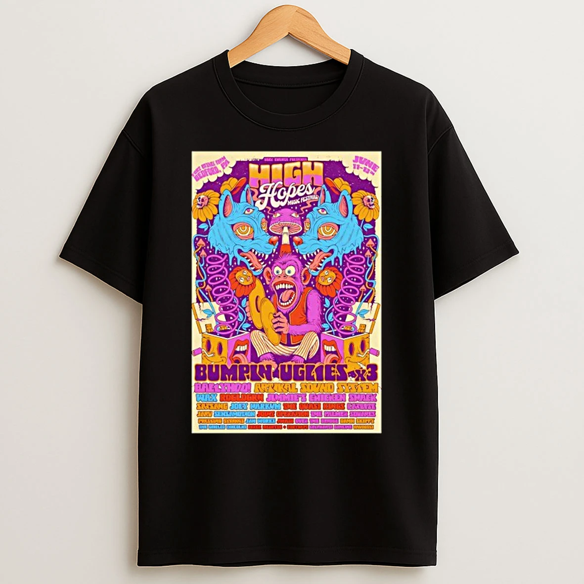Classic High Hopes Music Festival Bedford Pa June 11 13 2026 T Shirts