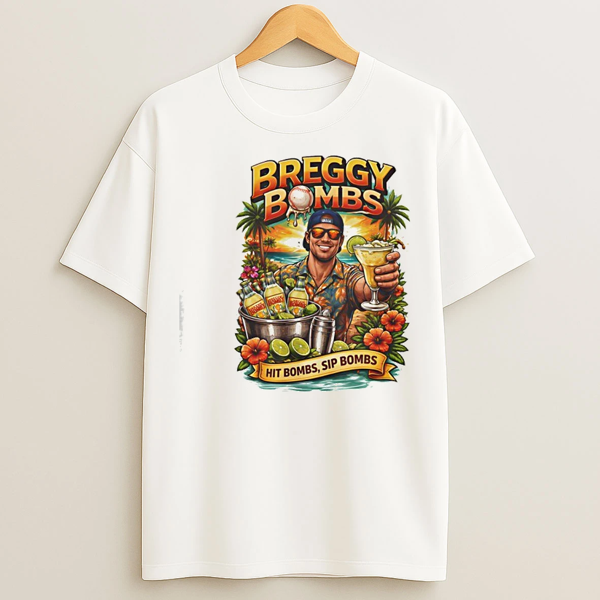 Classic Hit Bombs Sip Bombs Tropical Cocktail Breggy T Shirts