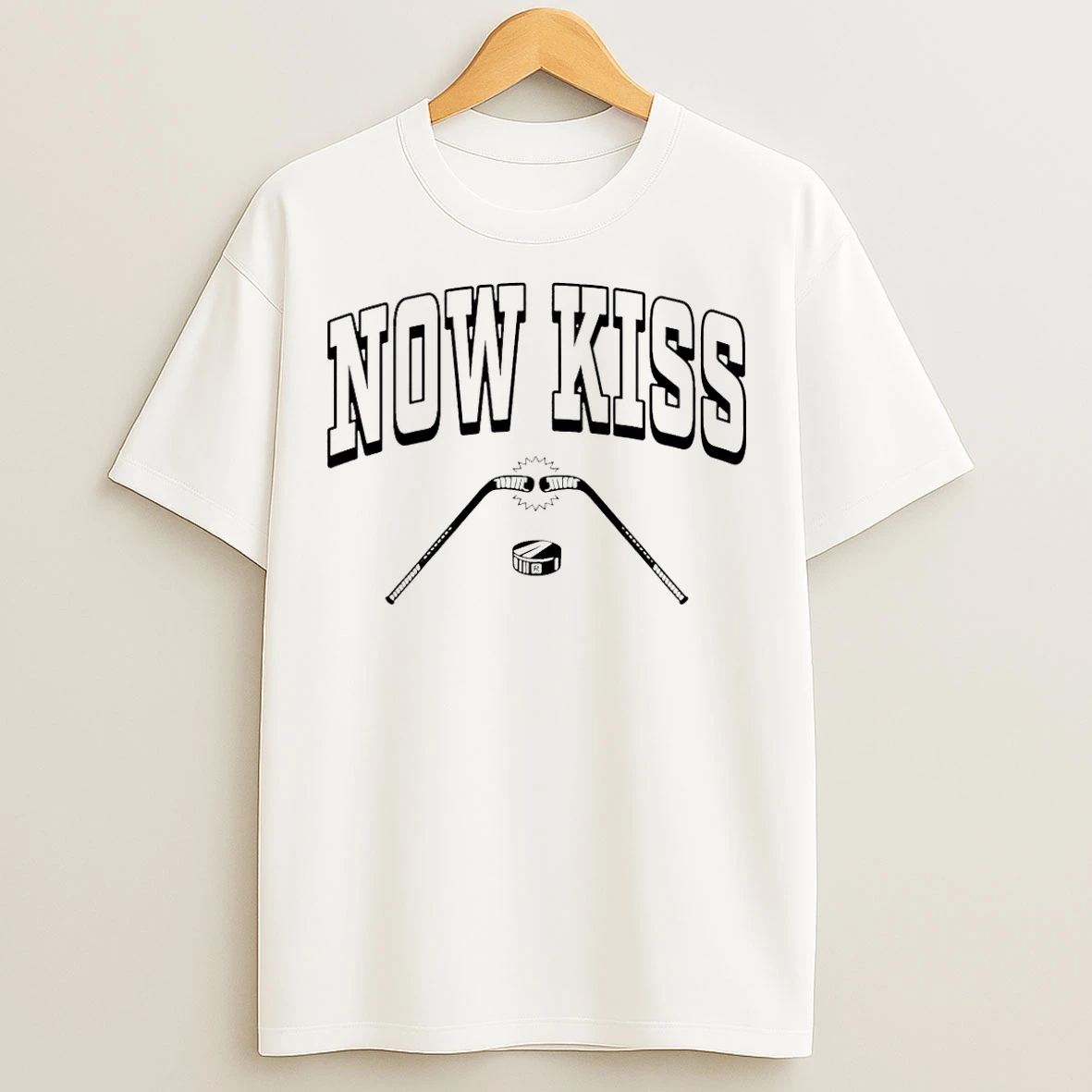 Classic Hockey Now Kiss The Gay Hockey T Shirts