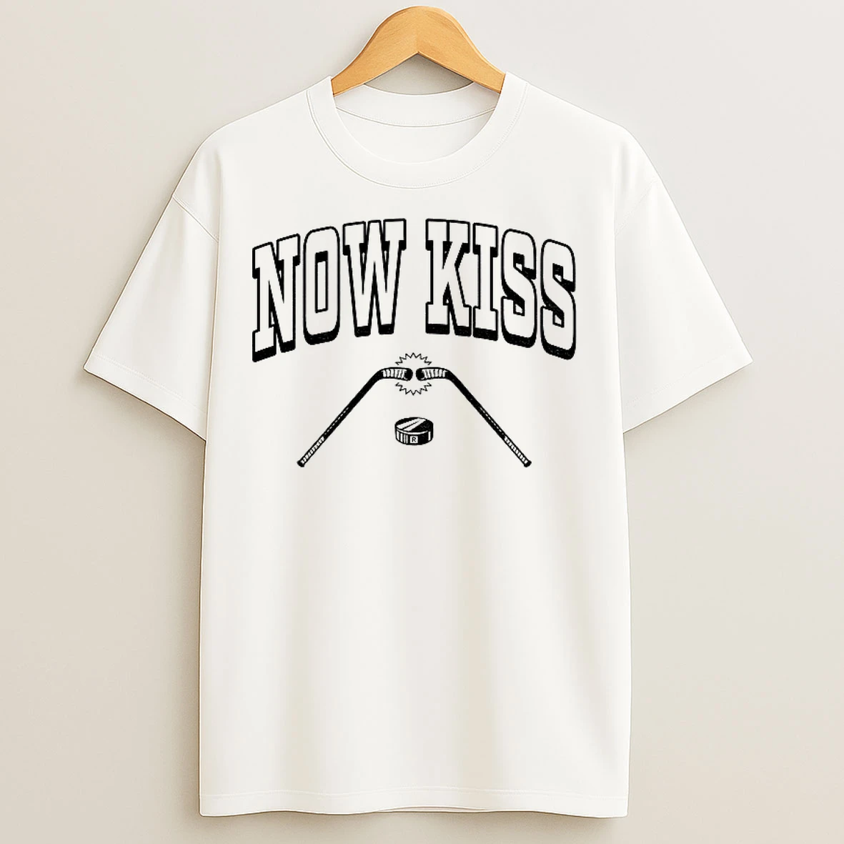 Classic Hockey Now Kiss T Shirts